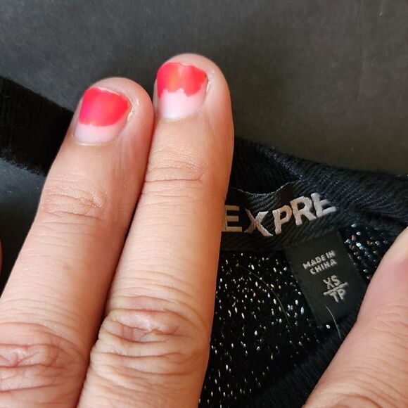 Express Tight Print sparkle dress - Picture 2 of 7